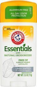 Натуральный дезодорант без запаха, алюминия, парабенов и фталатов Arm & Hammer Essentials Natural Deodorant Unscented